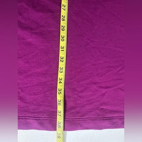 Talbots Sz XL Ruffle Neck Midi Sweater Dress W/ Shoulder Buttons Long Sleeve - Picture 11 of 11